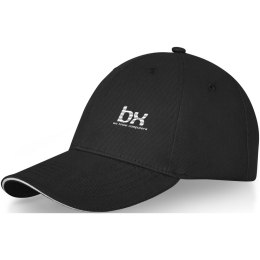 6-panelowa czapka baseballowa Darton czarny