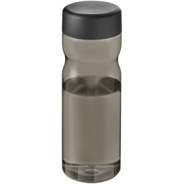 H2O Active® Eco Base 650 ml screw cap water bottle ciemnografitowy, czarny