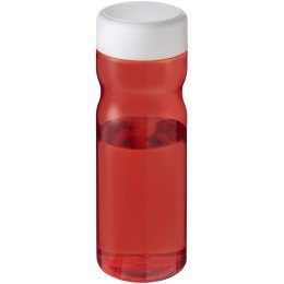 H2O Active® Eco Base 650 ml screw cap water bottle czerwony, biały