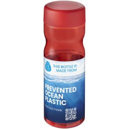 H2O Active® Eco Base 650 ml screw cap water bottle czerwony, czerwony