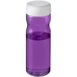 H2O Active® Eco Base 650 ml screw cap water bottle fioletowy, biały
