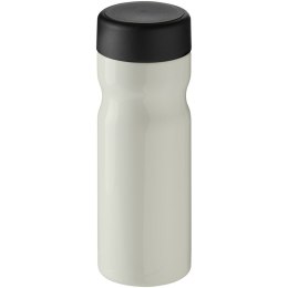 H2O Active® Eco Base 650 ml screw cap water bottle kość słoniowa, czarny