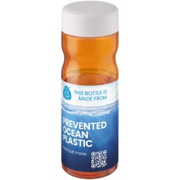 H2O Active® Eco Base 650 ml screw cap water bottle pomarańczowy, biały