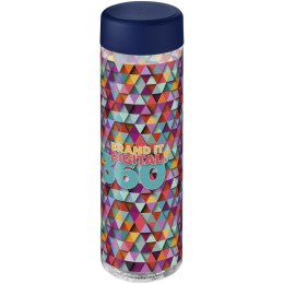 H2O Active® Vibe 850 ml screw cap water bottle przezroczysty, niebieski