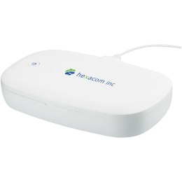 Capsule Sterylizator UV do smartfonów z bezprzewodową ładowarką indukcyjną 5 W biały