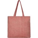 Pheebs poszerzana torba na zakupy z bawełny z recyclingu o gramaturze 210 g/m2 czerwony melanż