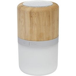 Bambusowy głośnik Bluetooth® Aurea z podświetleniem piasek pustyni