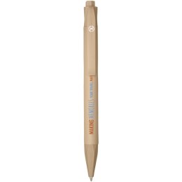 Długopis Terra z plastiku z kukurydzy piaskowy