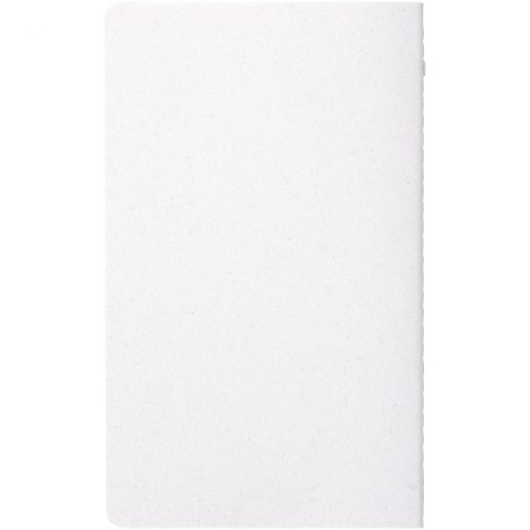 Notatnik Fabia z okładką z gniecionego papieru biały