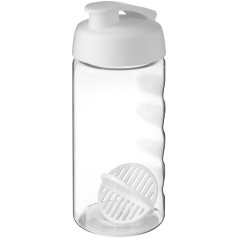 Shaker H2O Active Bop o pojemności 500ml biały, przezroczysty