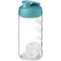 Shaker H2O Active Bop o pojemności 500ml błękitny, przezroczysty