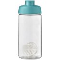 Shaker H2O Active Bop o pojemności 500ml błękitny, przezroczysty