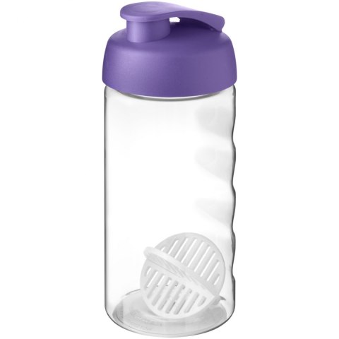 Shaker H2O Active Bop o pojemności 500ml fioletowy, przezroczysty