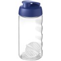 Shaker H2O Active Bop o pojemności 500ml niebieski, przezroczysty