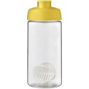 Shaker H2O Active Bop o pojemności 500ml żółty, przezroczysty