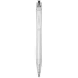Honua długopis z plastiku PET z recyklingu czarny, przezroczysty bezbarwny