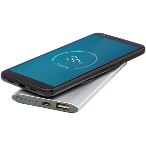 Juice bezprzewodowy powerbank 4000 mAh srebrny