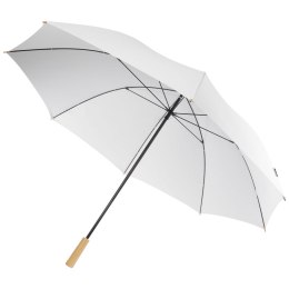 Wiatroodporny parasol golfowy 76 cm z PET z recyklingu Romee biały