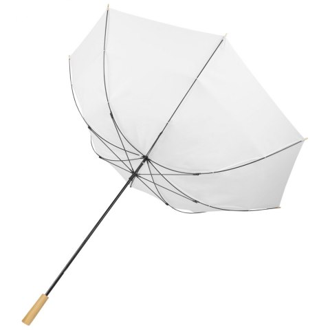 Wiatroodporny parasol golfowy 76 cm z PET z recyklingu Romee biały