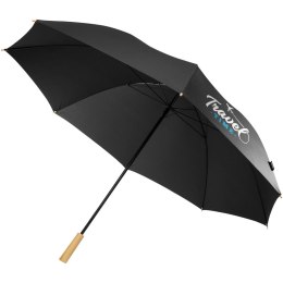 Wiatroodporny parasol golfowy 76 cm z PET z recyklingu Romee czarny