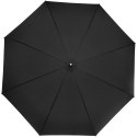 Wiatroodporny parasol golfowy 76 cm z PET z recyklingu Romee czarny