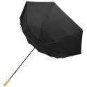 Wiatroodporny parasol golfowy 76 cm z PET z recyklingu Romee czarny