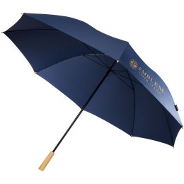 Wiatroodporny parasol golfowy 76 cm z PET z recyklingu Romee granatowy