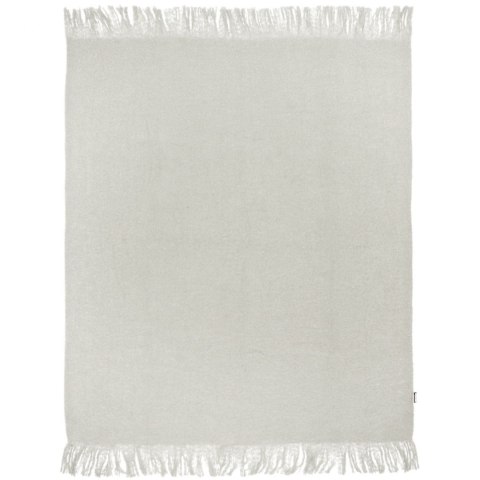 Koc moherowy z plastiku z recyklingu Ivy jasnoszary