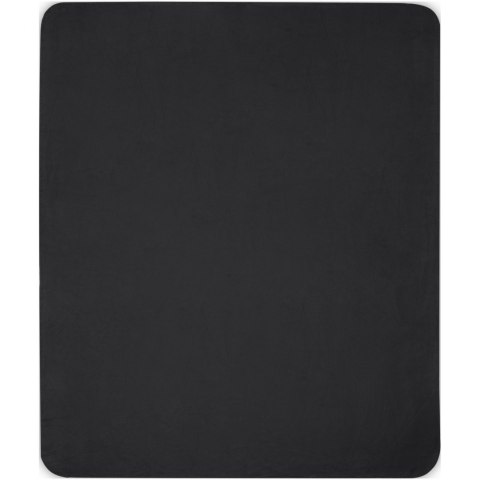 Koc polarowy z plastiku z recyklingu Willow czarny