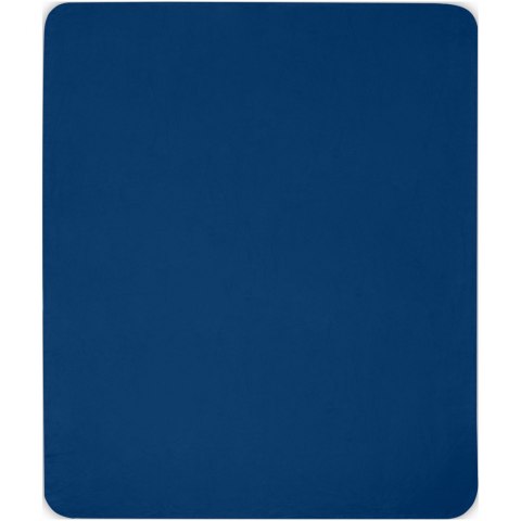 Koc polarowy z plastiku z recyklingu Willow granatowy