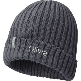 Ives organiczna czapka szary sztormowy