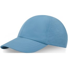 Mica 6 panelowa czapka GRS z recyklingu o młodzieżowym kroju niebieski nxt