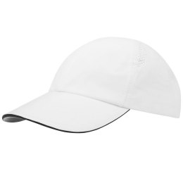Morion dwukolorowa 6 panelowa czapka GRS z recyklingu o młodzieżowym kroju biały