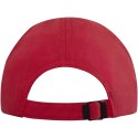 Morion dwukolorowa 6 panelowa czapka GRS z recyklingu o młodzieżowym kroju czerwony