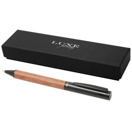 Timbre długopis z drewna czarny, brązowy