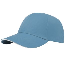 Topaz czapka 6-cio panelowa GRS z recyklingu niebieski nxt