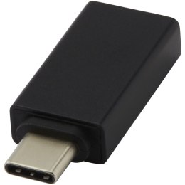 Aluminiowa przejściówka z USB-C na USB-A 3.0 Adapt czarny