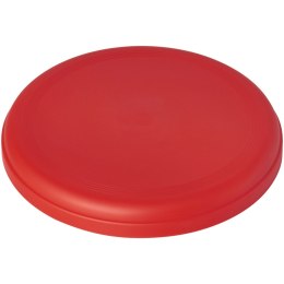 Crest frisbee z recyclingu czerwony