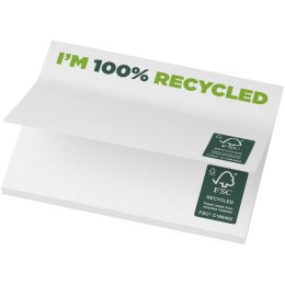 Karteczki samoprzylepne z recyklingu o wymiarach 100 x 75 mm Sticky-Mate® biały