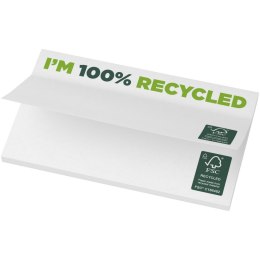 Karteczki samoprzylepne z recyklingu o wymiarach 127 x 75 mm Sticky-Mate® biały