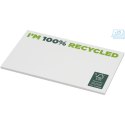 Karteczki samoprzylepne z recyklingu o wymiarach 127 x 75 mm Sticky-Mate® biały