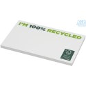 Karteczki samoprzylepne z recyklingu o wymiarach 127 x 75 mm Sticky-Mate® biały