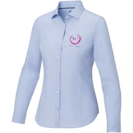 Cuprite damska organiczna koszulka z długim rękawem z certyfikatem GOTS jasnoniebieski