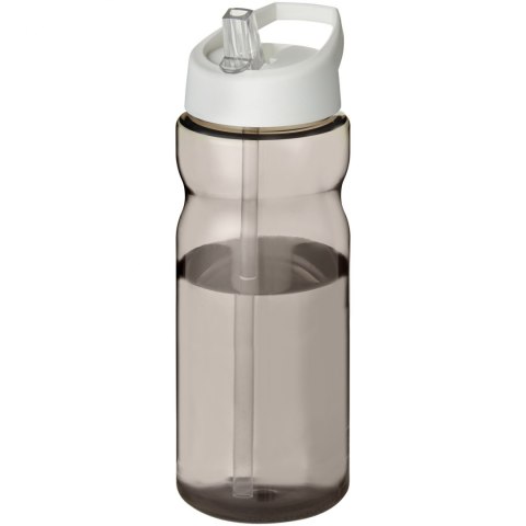 Bidon H2O Active® Base Tritan™ o pojemności 650 ml z dzióbkiem ciemnografitowy, biały