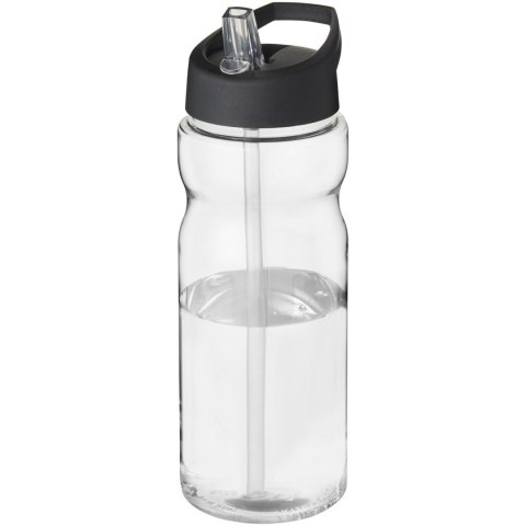 Bidon H2O Active® Base Tritan™ o pojemności 650 ml z dzióbkiem przezroczysty bezbarwny, czarny