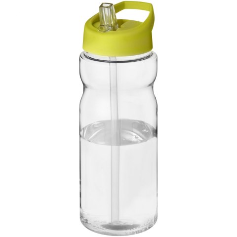 Bidon H2O Active® Base Tritan™ o pojemności 650 ml z dzióbkiem przezroczysty bezbarwny, limonka