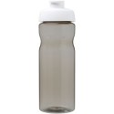 Bidon H2O Active® Base Tritan™ o pojemności 650 ml z klapką ciemnografitowy, biały