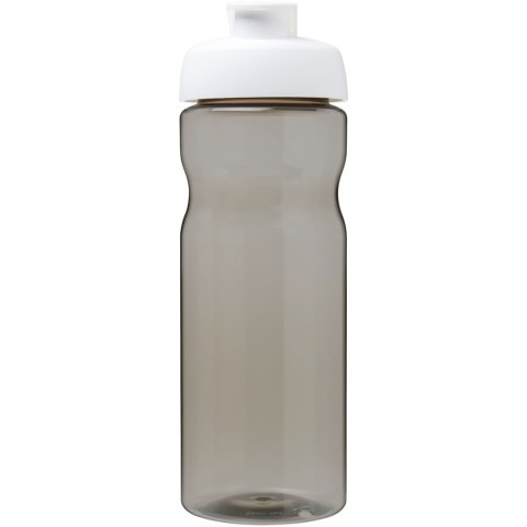 Bidon H2O Active® Base Tritan™ o pojemności 650 ml z klapką ciemnografitowy, biały