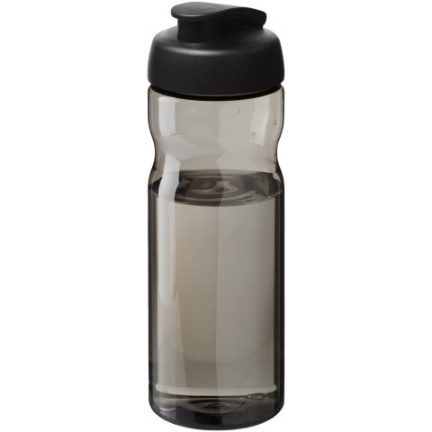 Bidon H2O Active® Base Tritan™ o pojemności 650 ml z klapką ciemnografitowy, czarny