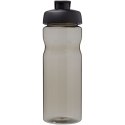 Bidon H2O Active® Base Tritan™ o pojemności 650 ml z klapką ciemnografitowy, czarny